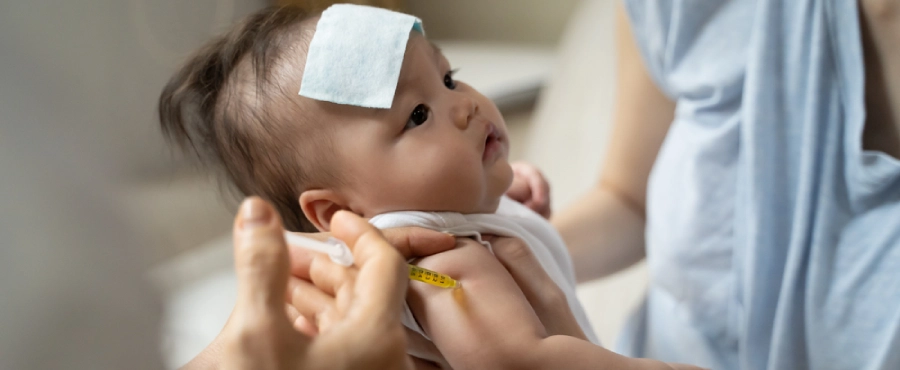 Banner Artikel Apakah Bahaya Imunisasi Saat Bayi Flu?