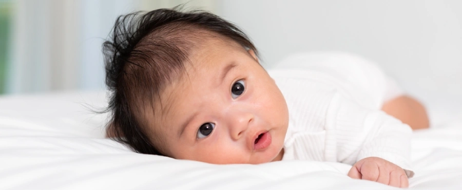 Banner Artikel Umur Berapa Bayi Bisa Tengkurap, Tahapan, dan Stimulasinya