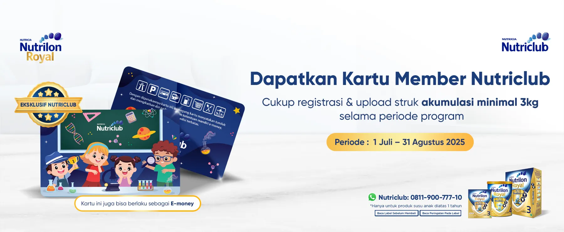 Banner Artikel Syarat dan Ketentuan Program Nutriclub Membership Card Juli-Agustus 2025