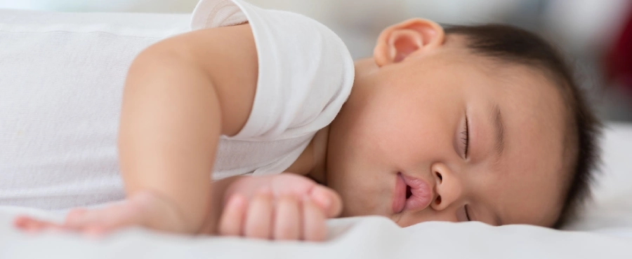 Banner Artikel 11 Cara agar Bayi Tidur Nyenyak di Malam Hari