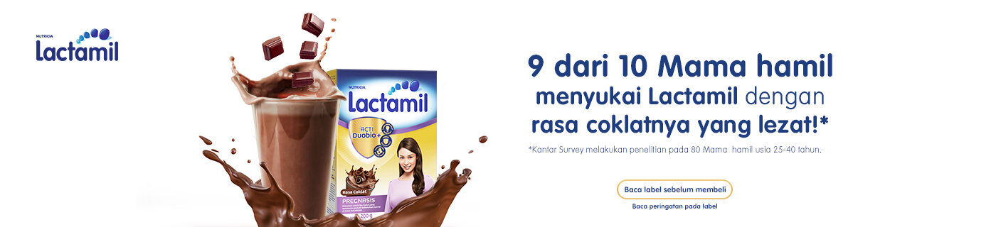 9 dari 10 Mama Menyukai Susu Lactamil Rasa Coklat yang Lezat