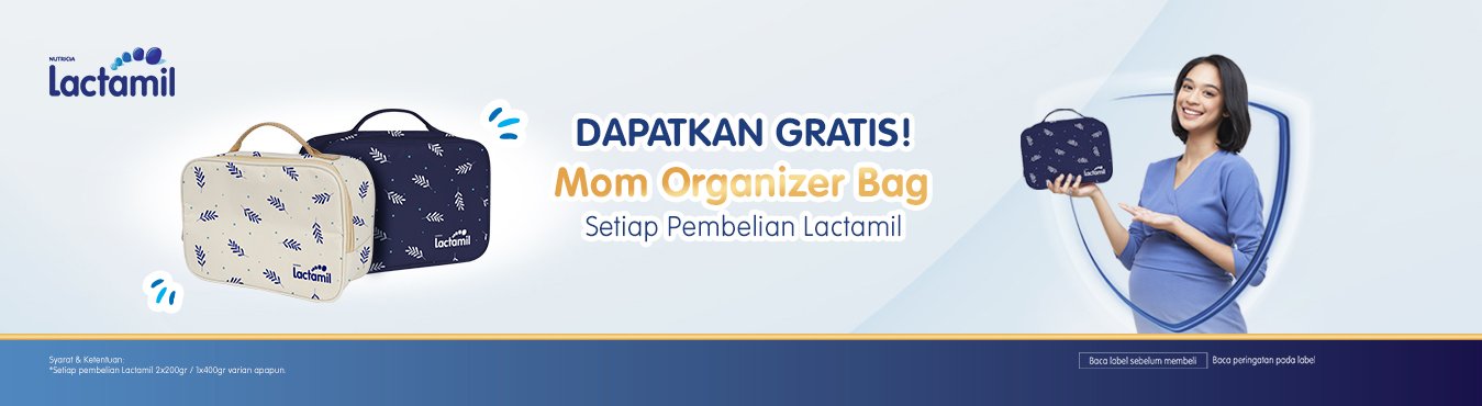 Lactamil: Program Hadiah Mom Organizer Bag
