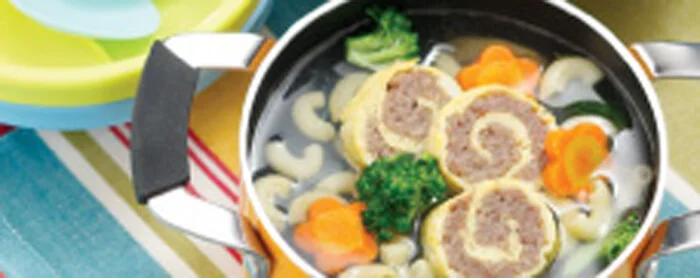 Menu MPASI Sup Rolade Daging